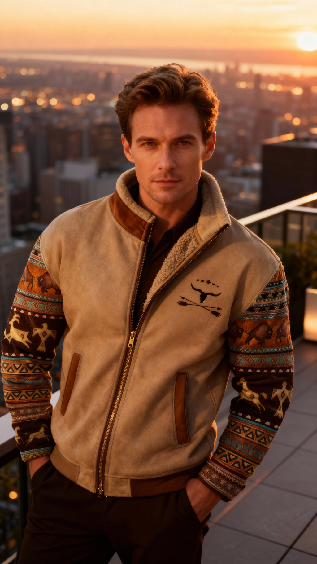 Stílusos polár pulóver termo béléssel